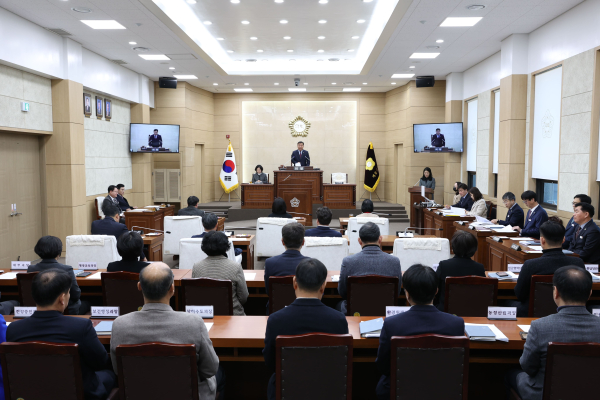 계룡시의회 임시회 본회의