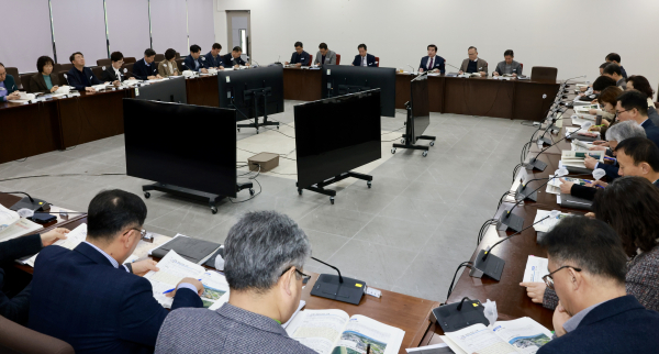 정부예산 확보 전략보고회 개최 모습