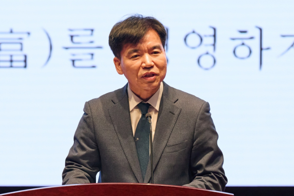 조일교 아산시장 권한대행  3월 월례모임 진행 모습