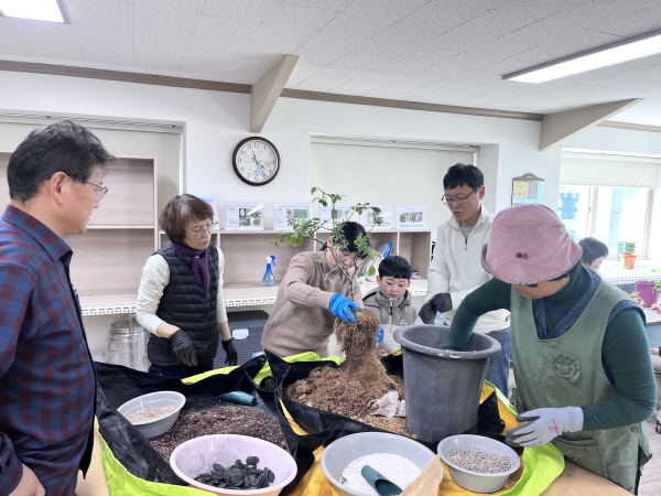 반려식물 추진 모습