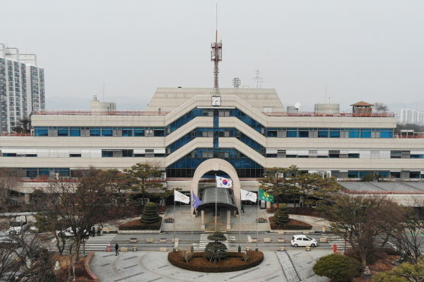 아산시청 전경