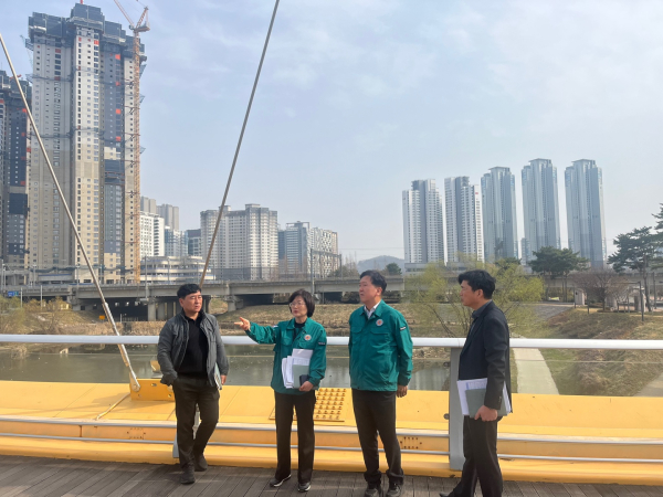 이명열 천안시 농업환경국장, 주요사업장 현장점검 모습