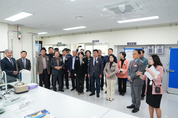 천안 농산물안전분석실 개소식 개최 모습