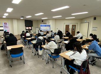 제1회 검정고시 모의고사 모습