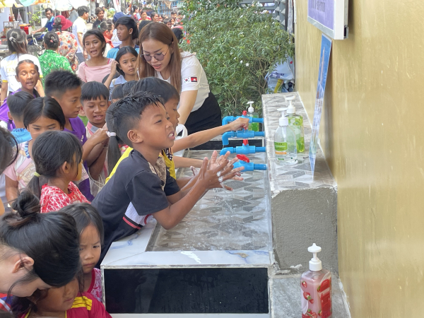 개수대 설치 모습