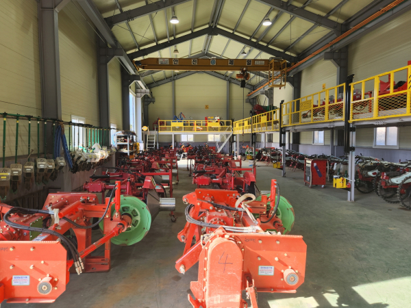 태안군 농기계 임대사업소 모습.