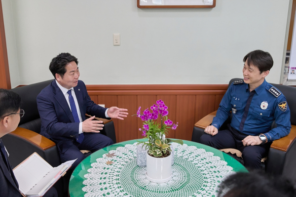 아산경찰서 방문