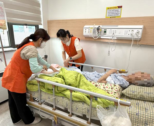 완화의료병동 호스피스 자원봉사팀 운영 모습