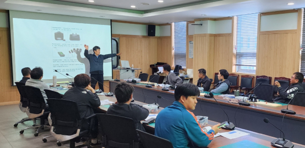 홍성군 민간드론방제단 드론정비사 교육