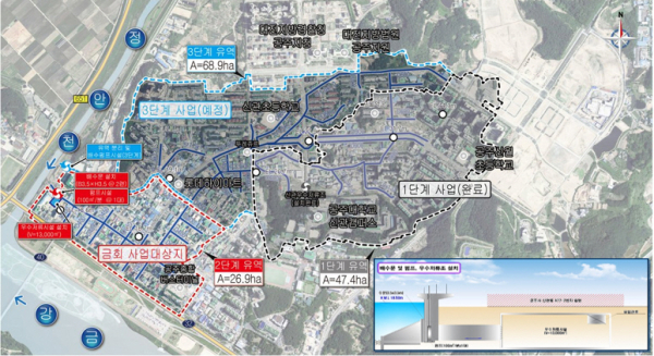 공주 전막지구 우수유출저감시설 조감도