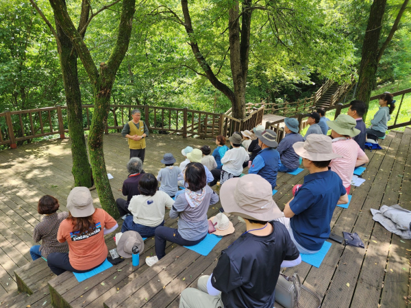 산림복지전문가 및 산림복지전문업 종사자의 역량강화를 위한 교육훈련 진행