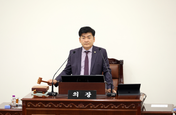 유성구의회 제277회 임시회 개회식 모습