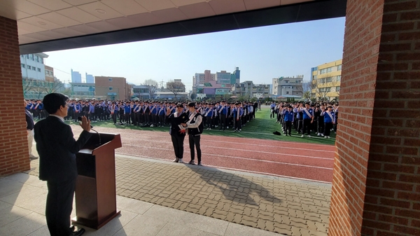 보문고 대면식, 책임규약서 서약식