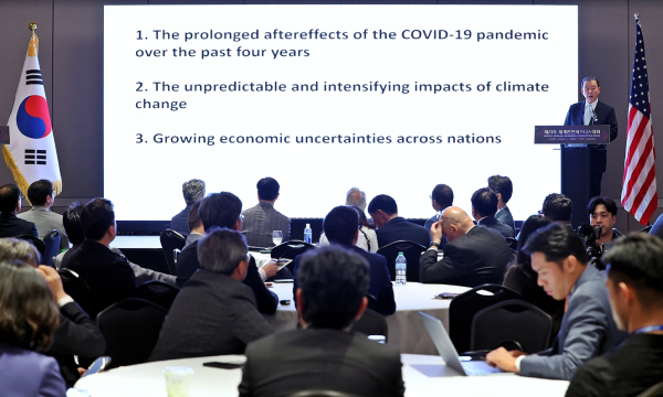 제23회 세계한인비즈니스대회 G2G 포럼 현장사진  * aT 홍문표 사장