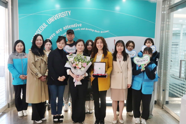 조혈모세포 기증문화 확산 공로 감사패 수상식 기념사진