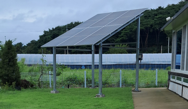 지난해 신재생에너지 융복합지원사업으로 설치 완료된 태양광 설비