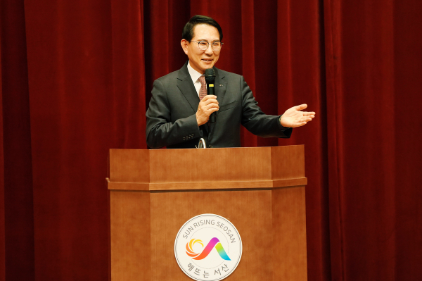 지난 23일 서산시농업기술센터에서 진행된 제18기 서산시농업인대학 입학식 개최 모습