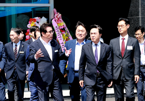 탄소중립 모빌리티 센터 통합 준공식 개최 모습