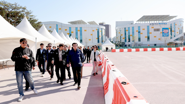 2025 보령·AMC 국제 모터페스티벌 현장점검 실시 모습