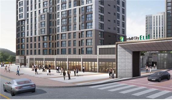 ‘갑천2 트리풀시티 엘리프’ 단지 내 상가 5월 분양 (조감도)