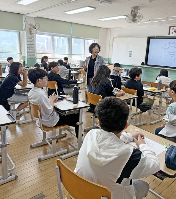 인성교육 프로그램  진행 모습