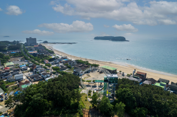 무창포해수욕장 전경