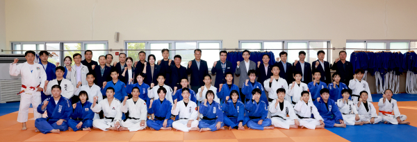 제77회 충청남도민체육대회 종목별 강화훈련장 격려 사진