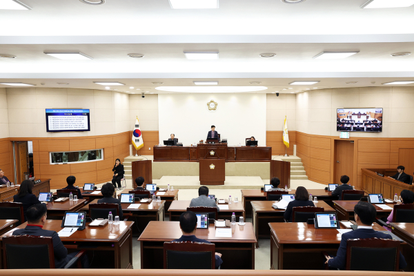 제278회 정례회 개최 모습