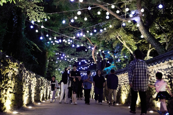 2025 아산 외암마을 야행 행사 모습