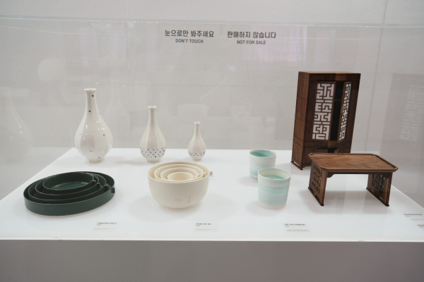 ‘2025 천안 K-컬처박람회’ 한글 전시관에 전시된 작품.