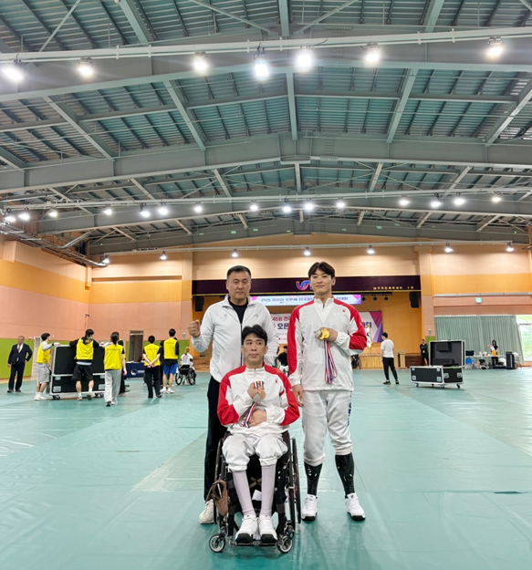 심재훈 2관왕, 박천희 은1·동1 등 4개 메달 획득 기념사진