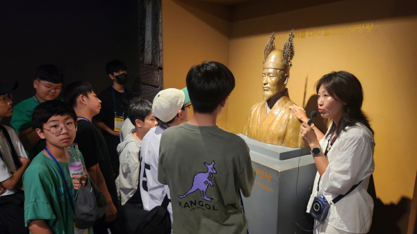 보인중학교 교육여행 모습