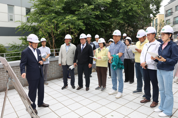 계룡복합문화센터 건립 공사 현장