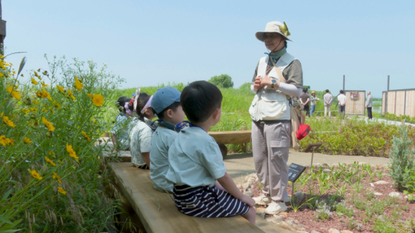 어린이 환경 기자단 대상 현장 교육