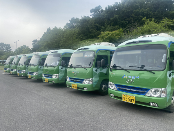 아산시 시설공단 점검대상 차량