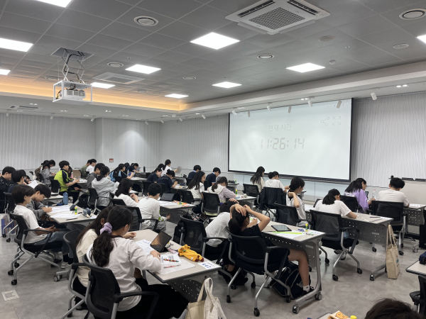 대전시청소년과학탐구대회 현장 모습