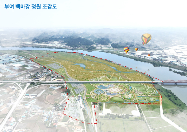 백마강 정원 조감도