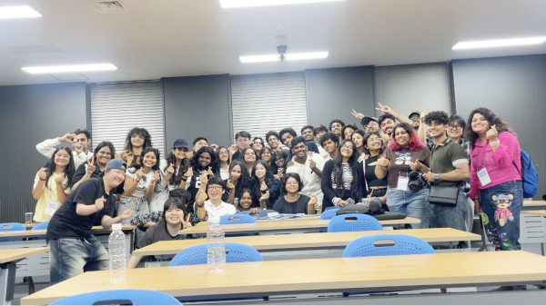 위즐링우드 대학 교류 단체사진