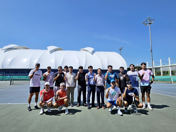 당진시청 테니스팀 단체 사진