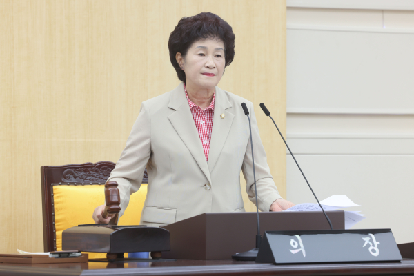 제287회 임시회 제5차 본회의 폐회식 (오관영 의장)