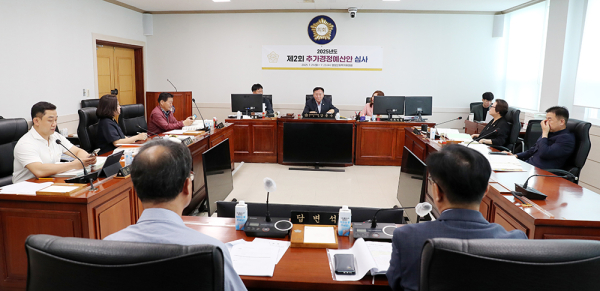 제307회 임시회 회기 모습