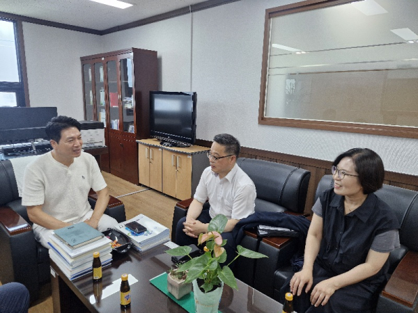 한국신뢰성기술센터 방문 장면