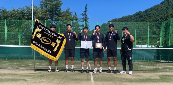 소프트테니스볼 기념촬영 사진