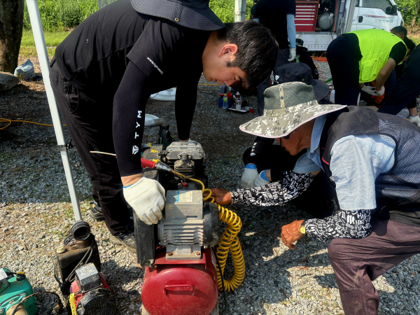 충남세종농협, 집중호우 피해지역 농기계 긴급 수리지원