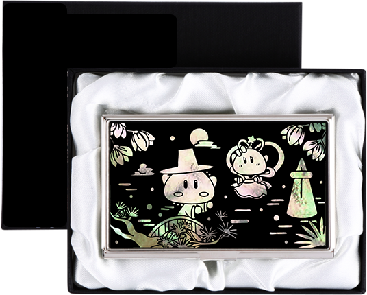 꿈돌이 자개 명함 케이스