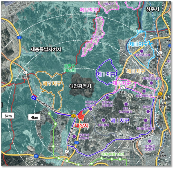 대전 하기지구 국가산단 조성지