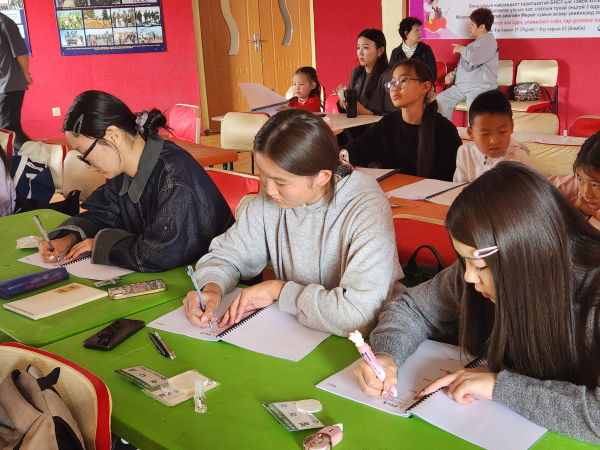 대전 서구 몽골 헙스걸 문화 행사 진행 현장