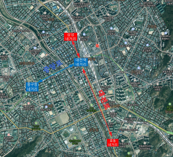 2. 대전시, 버스전용차로 단속 유예 구간 확대 시행