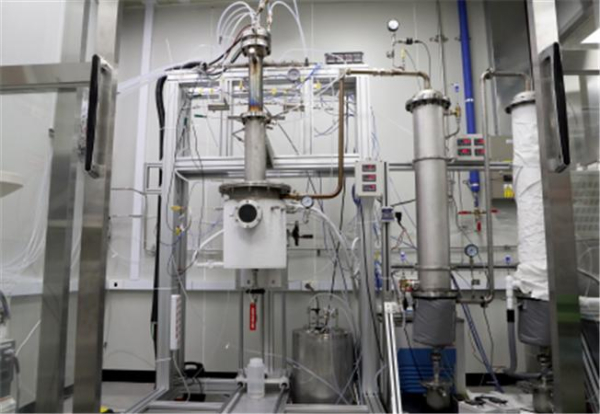한국기계연구원 플라즈마 활용 폐유기물 고부가가치 기초원료화 사업단 송영훈 단장 연구팀에서 개발한 수소 플라즈마 실증 설비