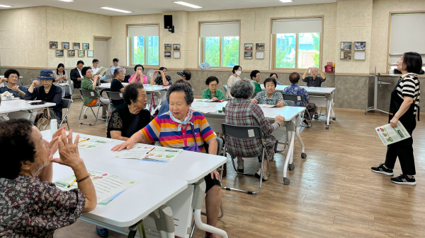 국산콩 활용 고령층 영양개선 캠페인 현장